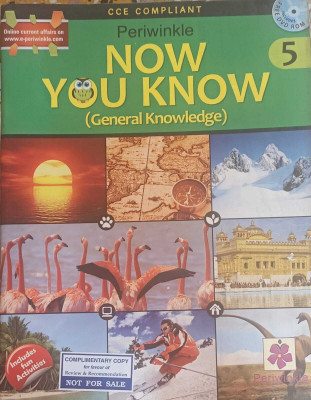 NOW YOU KNOW GENERAL KNOWLEDGE CLASS 5(kolkata, PERIWINKLE BOOKS)