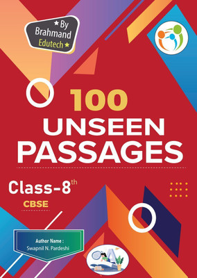 100 English Unseen Passages for Class 8 Cbse(English, Paperback, unknown)