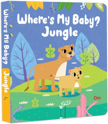 Where's My Baby Jungle(Board Book, Om Books Editorial Team)