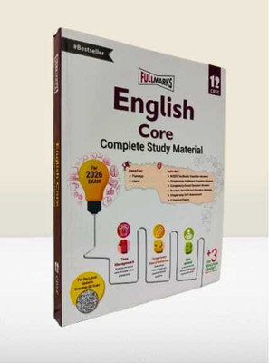 Full Marks Class 12 English Core Complete Study Material Based on New NCERT Textbook Flamingo & Vistas Summary | Solved NCERT Textual Questions | Question Bank | Support Book(Paperback, Full Marks Pvt Ltd)