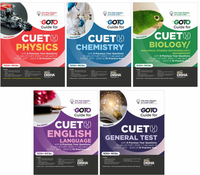 Go to Guides for Cuet (Ug) Science Stream - Physics, Chemistry, Biology, English & General Tests Central Universities Entrance Test(English, Paperback, unknown)