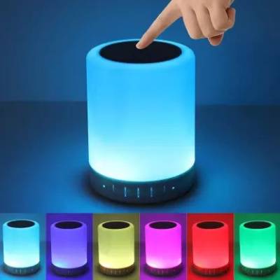 FSE Smart Touch Night Light with Bluetooth Music Speaker, Dimmable Color Changing 5 W Bluetooth Speaker