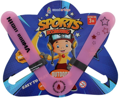 woodbridge pink2 Left Handed, Right Handed Returning Boomerang(pink)