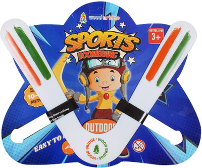 woodbridge tri booma 2 Left Handed, Right Handed Returning Boomerang(White)
