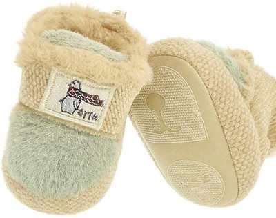 capznmore Little Woolen Bootie for Babies (3–6 Months) – Soft Hand-Knitted Winter Shoes Booties(Toe to Heel Length - 10 cm, Green)