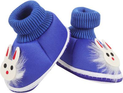 ASHISH TRADERS SC-BLUE SHOES TEADY Booties(Toe to Heel Length - 11 cm, Blue)