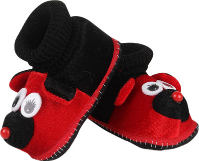ASHISH TRADERS Booties(Toe to Heel Length - 11 cm, Red)