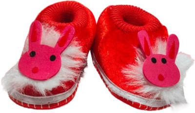 ASHISH TRADERS Booties(Toe to Heel Length - 11 cm, Red)