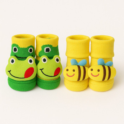 Nanhaawear Baby Boys & Baby Girls Animal Print Ankle Length(Pack of 2)