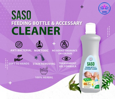 saso FEEDING BOTTLE & ACCESSARY CLEANER(GREEN NEEM)
