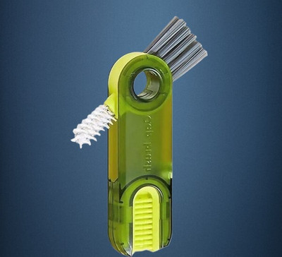 seebuy store 3 In 1 Cup Cleaning Brush K024 for Computers, Laptops(Multifunctional Cleaning Brush,3 in 1 Tiny Bottle Cup Detail Brush Cleaner Kd5)