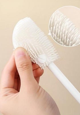 Masox Store Silicone Wet and Dry Brush(White)