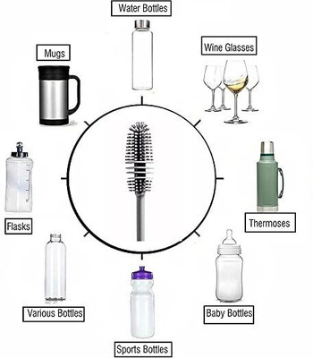 Shreejee Hydro Flask, Vacuum Sports Bottle, Vase and Glassware (Grey)(Random Colour)