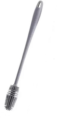 DOMUM Long Handle Silicone Bottle Cleaner Brush, Flexible, Long Lasting.(Multicolor)