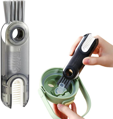 MALLADE reusable plastic cleaning brush with stand for Computers(Spark Edge)