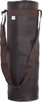 HOMESTIC by Kuber Industries Soft Leather Insulated Bottle Cover With Drawstring (Brown)(Brown)