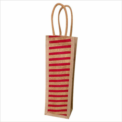 LMT Collection Eco-Friendly Jute Water Bottle Carry Bag 1.5 Liter Capacity(Red)