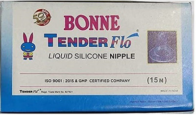 BONNE LIQUID SILICONE NIPPLE Variable Flow Nipple(Pack of 15 Nipples)