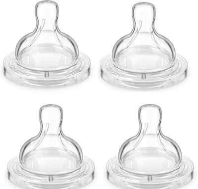 InEffable y Fast Flow Nipples for Steel Feeding Bottle Fast Flow Nipple(Pack of 4 Nipples)
