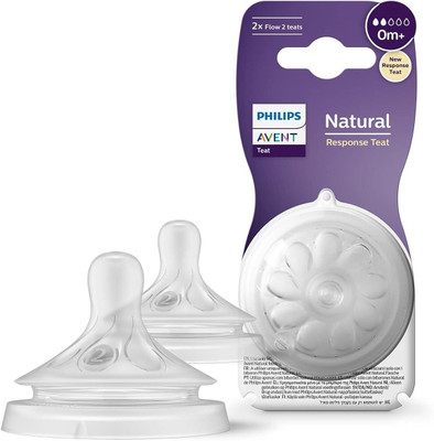 Philips Avent Natural 0M+(SCY962/02) New Born Flow Nipple(Pack of 1 Nipple)