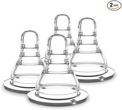 Aabhir Traders Premium Baby Care-Soft & Flexible Silicone Feeding Fast Flow Nipple(Pack of 4 Nipples)