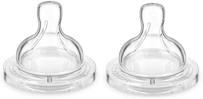 Teeny Weeny Soft Baby Fast Flow Nipples Fast Flow Nipple(Pack of 2 Nipples)