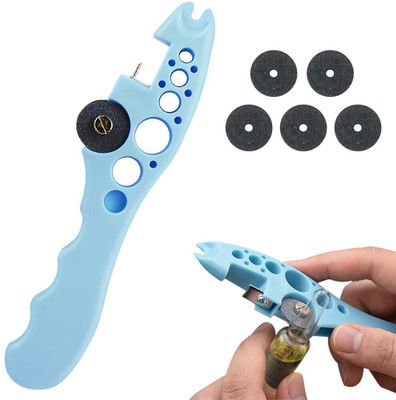 PMB SALES AMPULE CUTTER WITH 5 EXTRA BLADE Ampule Cutter with 5 Extra Blade Replaceable Grinding Wheels,Glass Bottle Cutter Bottle Opener(Pack of 1)