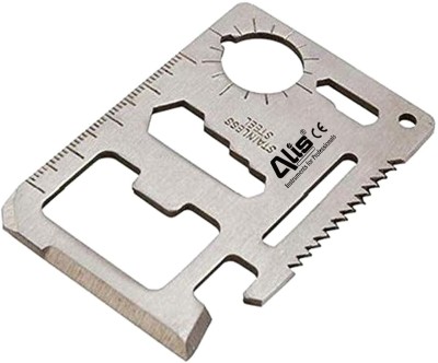 alis D4-MWKF-XG5U Bottle Opener Cum Key Ring Opener Knife Edge Pocket Tool 11 in 1 Tool Bottle Opener(Pack of 1)