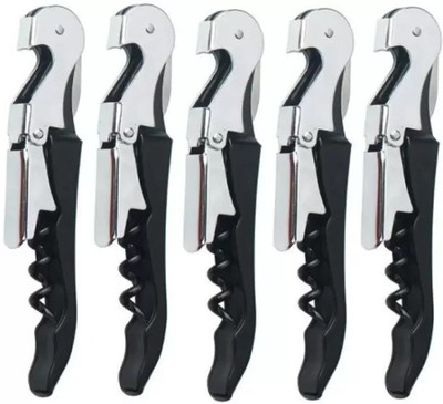 BZILO Corkscrew Wine Opener Corkscrew Steel 3 in 1 Bottle Opener-42 Bottle Opener