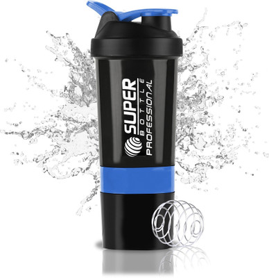 TRUE INDIAN 500 ml Plastic Shaker(Pack of 1, Blue)