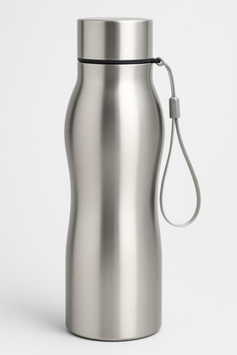 LITER 1000 ml Steel Bottle(Pack of 1, Steel/Chrome)