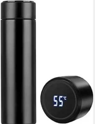 VSMS TRADERS 500 ml Steel Bottle(Pack of 1, Black)