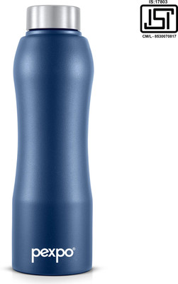 pexpo 1000 ml Steel Bottle(Pack of 1, Blue)