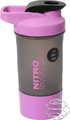 Jaypee Plus 600 ml Plastic Shaker(Pack of 1, Pink)