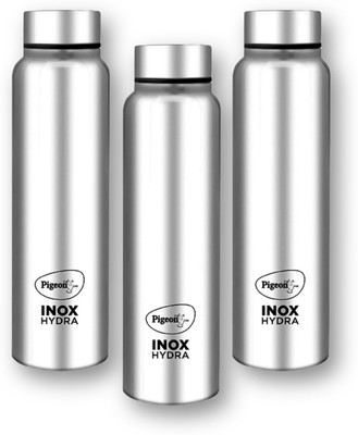 Pigeon Hydra Plus 700 Ml Bottle  (Pack Of 3, Silver, Steel) For Rs. 469 @ 68 %