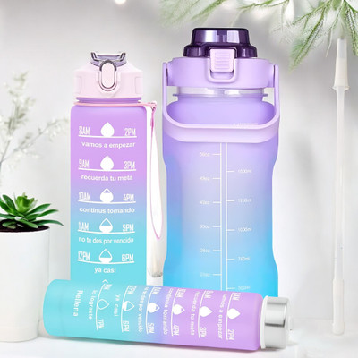 Jhalakriti 2000 ml Plastic Sipper(Pack of 3, Multicolor)