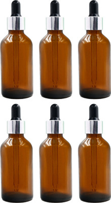 Newgen 50 ml Glass Bottle(Pack of 6, Brown)