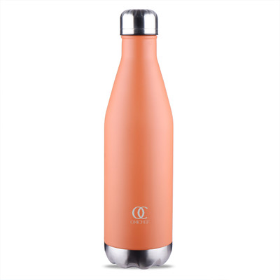 Omichef 750 ml Steel Flask(Pack of 1, Orange)