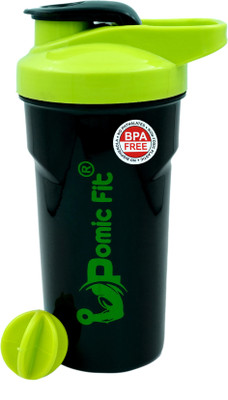 Pomic fit 700 ml Plastic Shaker(Pack of 1, Green)