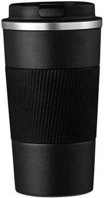 tribbo 500 ml Steel Shaker(Pack of 1, Black)