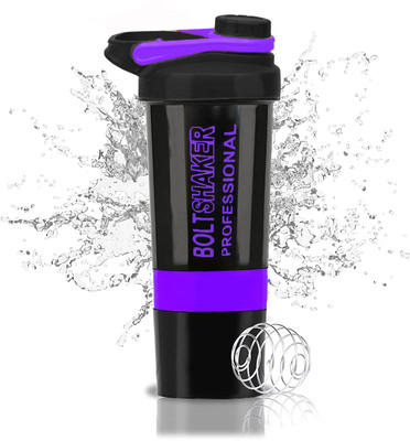 TRUE INDIAN 600 ml Plastic Shaker(Pack of 1, Purple)
