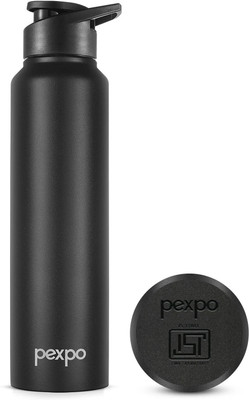 pexpo 950 ml Steel Bottle(Pack of 1, Black)