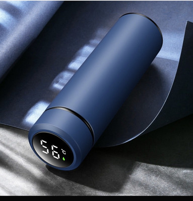 Snuggle Boxes 500 ml Stainless Steel Bottle(Pack of 1, Blue)