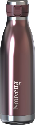 Nouvetta Camry Double Wall Bottle - Rose Gold 750 ml Bottle(Pack of 1, Multicolor, Steel)