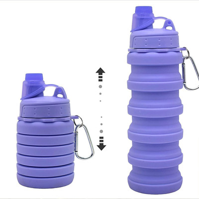 SHUANG YOU 500 ml Silicone Sipper(Pack of 1, Blue)