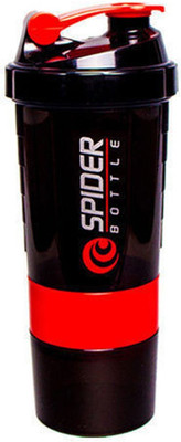 Snipper 500 ml Plastic Shaker(Pack of 1, Red)