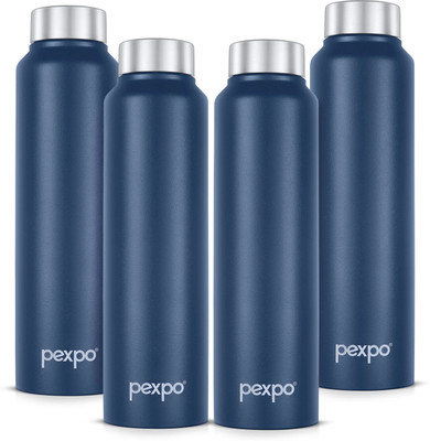 pexpo 950 ml Steel Bottle(Pack of 4, Blue)