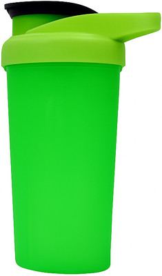 Plaxo 600 ml Plastic Shaker(Pack of 1, Green)