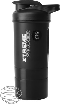 Jaypee Plus 600 ml Plastic Shaker(Pack of 1, Black)