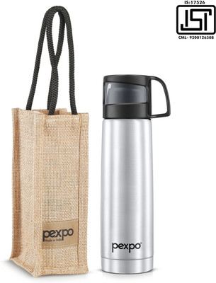 pexpo 500 ml Steel Flask(Pack of 1, Silver)